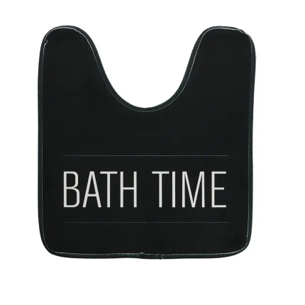 COVOR DE TOALETA MICROFIBRA 45X50CM - NEGRU NEO RETRO CULOARE NEGRU