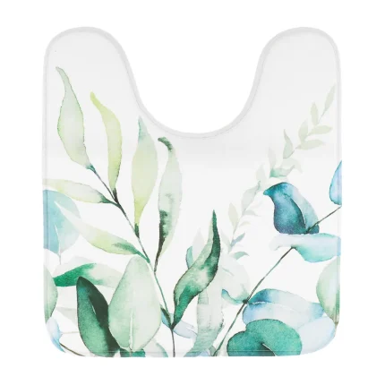 COVOR DE TOALETA 45X50 CM AQUARELE CULOARE VERDE