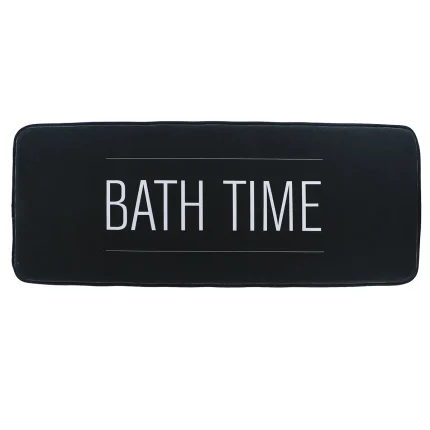 COVOR DE BAIE MICROFIBRA 45X120 CM - NEO RETRO NEGRU CULOARE NEGRU