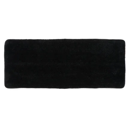 COVOR DE BAIE MICROFIBRA 50X120 CM ANTI ALUNECARE - NEGRU CULOARE NEGRU