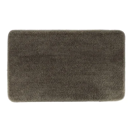 COVOR DE BAIE MICROFIBRAT 45X75CM ANTI ALUNECARE - GREIGE CULOARE GREIGE