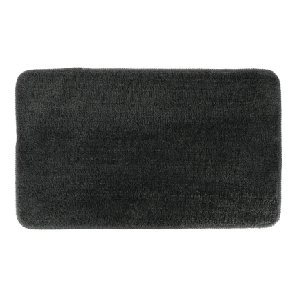 COVOR DE BAIE MICROFIBRAT 45X75CM ANTI ALUNECARE - GRI ANTRACIT CULOARE GRI ANTRACIT