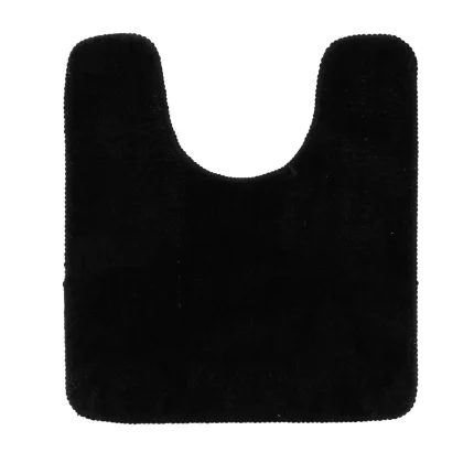 COVOR DE TOALETA MICROFIBRA 45X50 CM - NEGRU CULOARE NEGRU