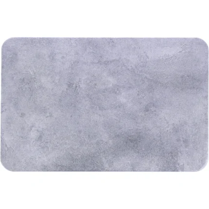 COVOR DE BAIE DIATOMITE 39X60 CM  - EFECT PIATRA CULOARE GRI