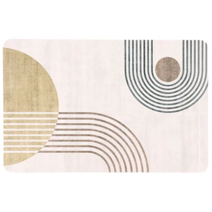 COVOR DE BAIE DIATOMITE 39X60 CM  - GEOMETRIC CULOARE MULTICOLOR