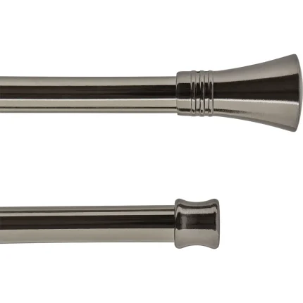 GALERIE PERDEA DUBLA EXT 120-210 CM/FI19/LOTUS – GRAFIT MATERIAL FIER FORJAT