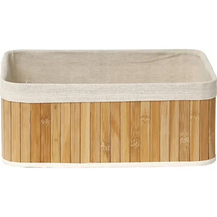 Coș bambus mediu BAMBUS / IN 37X25X15 cm - Bamboo / In | Organizatoare baie