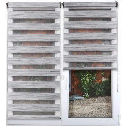 RULOU ZEBRA 90X150 CM – GRI COMPOZIȚIE POLYESTER | JALUZELE