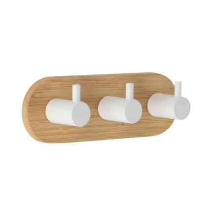 CÂRLIG X3 BAMBOO – ALB | CUIERE BAIE