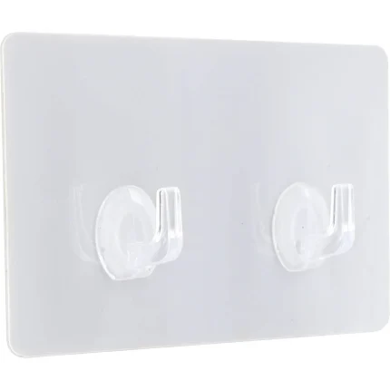 CÂRLIG X2 ADEZIV – ALB | CUIERE BAIE