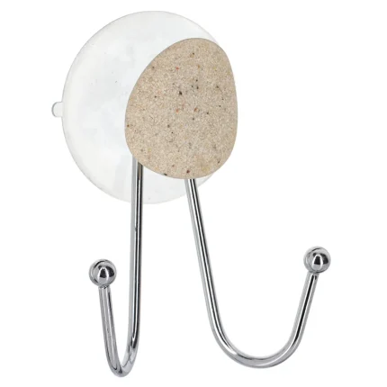 CÂRLIG CU VENTUZE PEBBLE – CROM | CUIERE BAIE