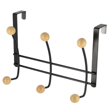 CÂRLIG X 3 CU BILE CERAMICE – NEGRU | CUIERE BAIE