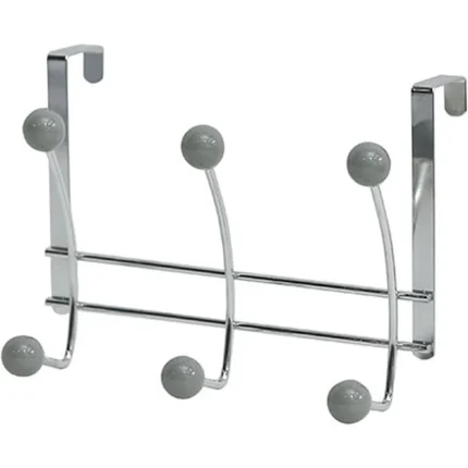 CÂRLIG X 3 CU BILE CERAMICE – GRI | CUIERE BAIE