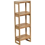 Corp mobilier BAMBUS 4 rafturi 100x20x33 cm - Bamboo | Mobilier depozitare baie