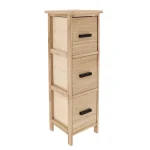 Corp mobilier MDF cu 3 sertare 77x25x25 cm - Natural | Mobilier depozitare baie