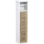 Dispenser / suport hârtie MDF/ACACIA 1 ușă/1 raft 75x18x18 cm - STOCKHOLM / Alb | Mobilier depozitare baie