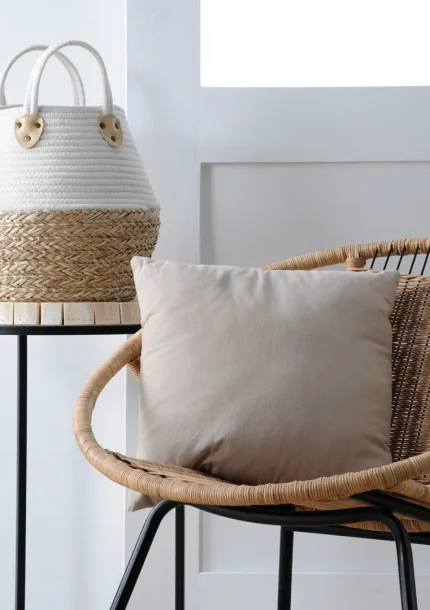 Pernă decorativă Duo 40X40 cm, culoare in, 100% bumbac - imagine 2