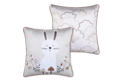 Pernă decorativă Gabin 40X40 cm, culoare alb, 100% poliester - imagine 3