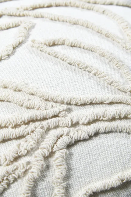 Pernă decorativă Hemera 40X40 cm, culoare natural, 100% bumbac - imagine 5