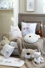 Pernă decorativă Chabichou 40X40 cm, culoare multicolor, 100% poliester - imagine 3