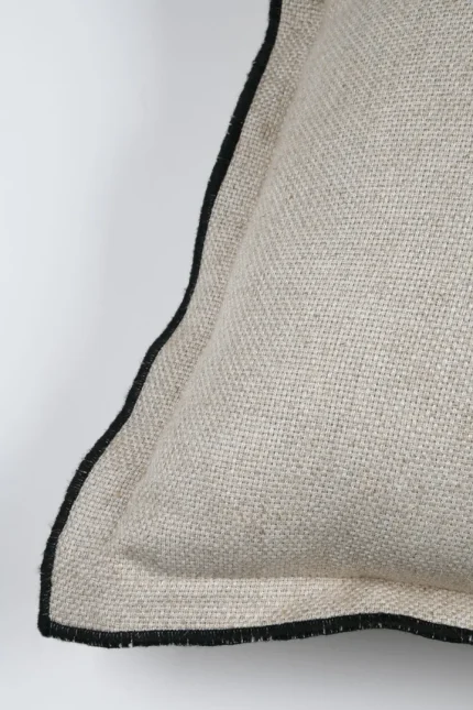 Pernă decorativă Aline 40X40 cm, culoare bej, 19% in 81% bumbac - imagine 5