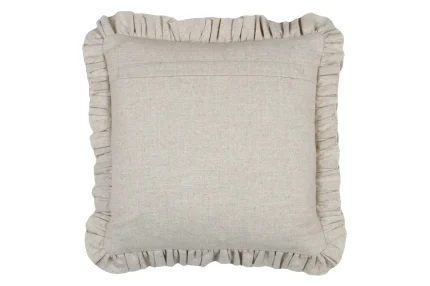 Pernă decorativă Aline 40X40 cm, culoare bej, 19% in 81% bumbac - imagine 4