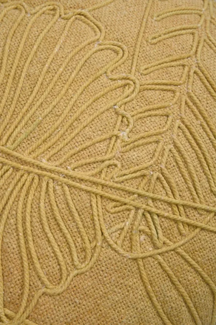 Pernă decorativă Aloha 40X40 cm, culoare bej închis, 45% poliester 55% bumbac - imagine 5