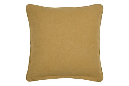 Pernă decorativă Aloha 40X40 cm, culoare bej închis, 45% poliester 55% bumbac - imagine 4