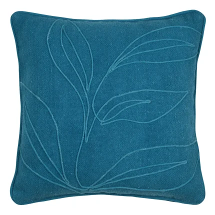 Pernă decorativă Aloha 40X40 cm, culoare albastru, 45% poliester 55% bumbac