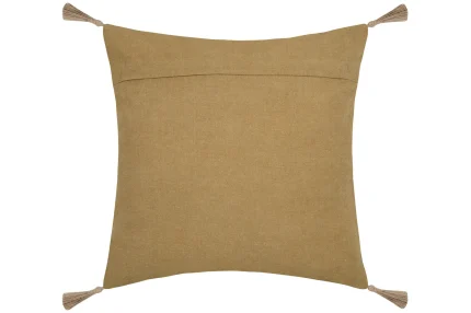 Pernă decorativă Aloha 40X40 cm, culoare muștar/bej, 45% poliester 55% bumbac - imagine 4