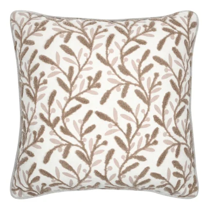 Pernă decorativă Ombrage 40X40 cm, culoare natural, 45% poliester 55% bumbac