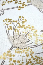 Pernă decorativă Oriana 40X40 cm, culoare auriu, 45% poliester 55% bumbac - imagine 5