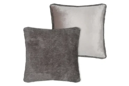 Pernă decorativă Harlow 45X45 cm, culoare greige, 100% poliester - imagine 3