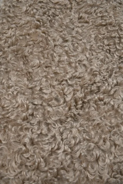 Pernă decorativă Cosylife Diam 40, culoare greige, 100% poliester - imagine 5