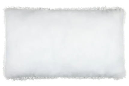 Pernă decorativă Mouton 50X80 cm, culoare alb, 100% poliester - imagine 3