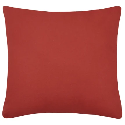 Pernă decorativă Duo 50X50 cm, culoare cărămiziu/alb, 100% bumbac