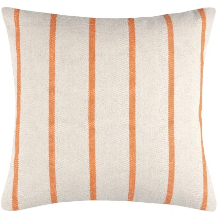 Pernă decorativă St Trop 50X50 cm, culoare alb/coral, 100% bumbac