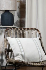 Pernă decorativă Montauban 50X50 cm, culoare alb, 100% bumbac - imagine 2