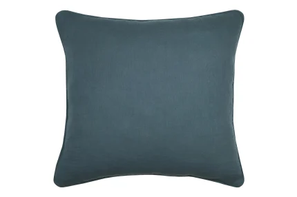 Pernă decorativă Coline 45X45 cm, culoare verde petrol, 100% bumbac - imagine 4