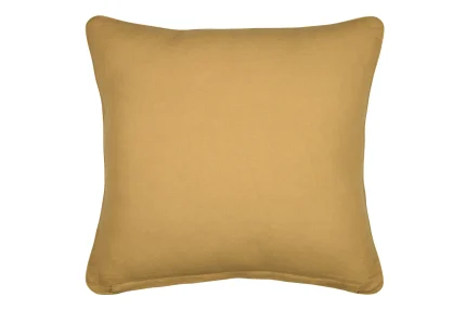 Pernă decorativă Coline 45X45 cm, culoare muștar, 100% bumbac - imagine 4