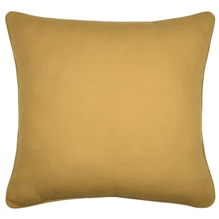 Pernă decorativă Coline 45X45 cm, culoare muștar, 100% bumbac