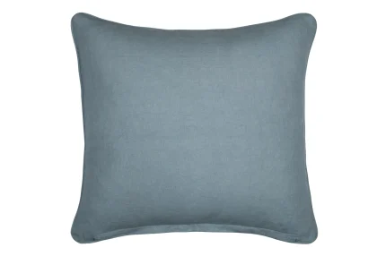 Pernă decorativă Coline 45X45 cm, culoare bleu, 100% bumbac - imagine 4
