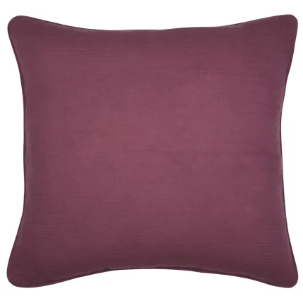 Pernă decorativă Coline 45X45 cm, culoare vișiniu, 100% bumbac