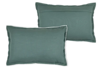 Pernă decorativă Helios 40X60 cm, culoare verde, 100% bumbac - imagine 3