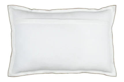 Pernă decorativă Helios 40X60 cm, culoare alb, 100% bumbac - imagine 4