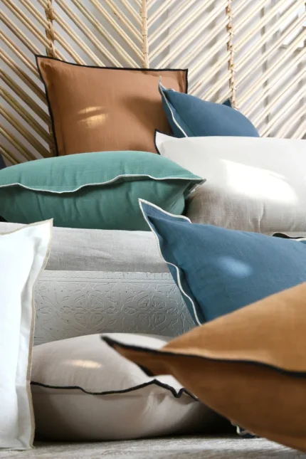 Pernă decorativă Helios 40X60 cm, culoare alb, 100% bumbac - imagine 7