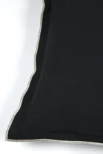 Pernă decorativă Helios 40X60 cm, culoare negru, 100% bumbac - imagine 5