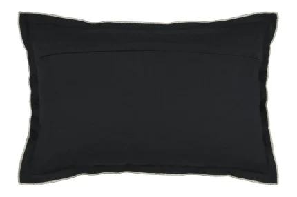 Pernă decorativă Helios 40X60 cm, culoare negru, 100% bumbac - imagine 4