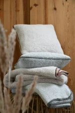 Pernă decorativă Winston 50X50 cm, culoare natural, 100% poliester - imagine 4