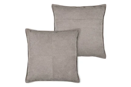 Pernă decorativă Dandy 45X45 cm, culoare greige, 100% poliester - imagine 3